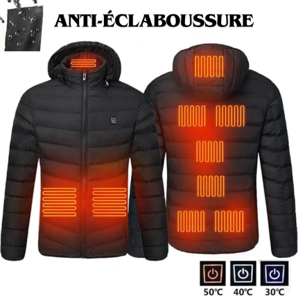 Veste chauffante pour homme et femme, gilets métropolitains, manteau chaud, randonnée, camping, automne, hiver