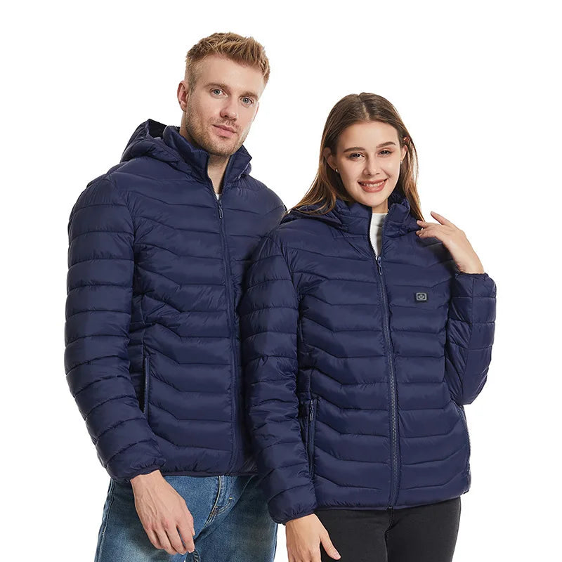 Veste chauffante pour homme et femme, gilets métropolitains, manteau chaud, randonnée, camping, automne, hiver